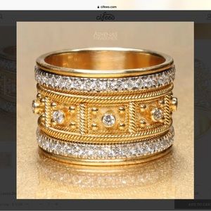 Gold Plated fancy ring